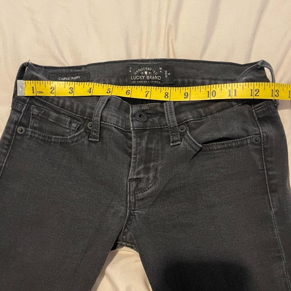 Lucky Brand Charlie Women's Black Jeans size 25 - Picture 2 of 5